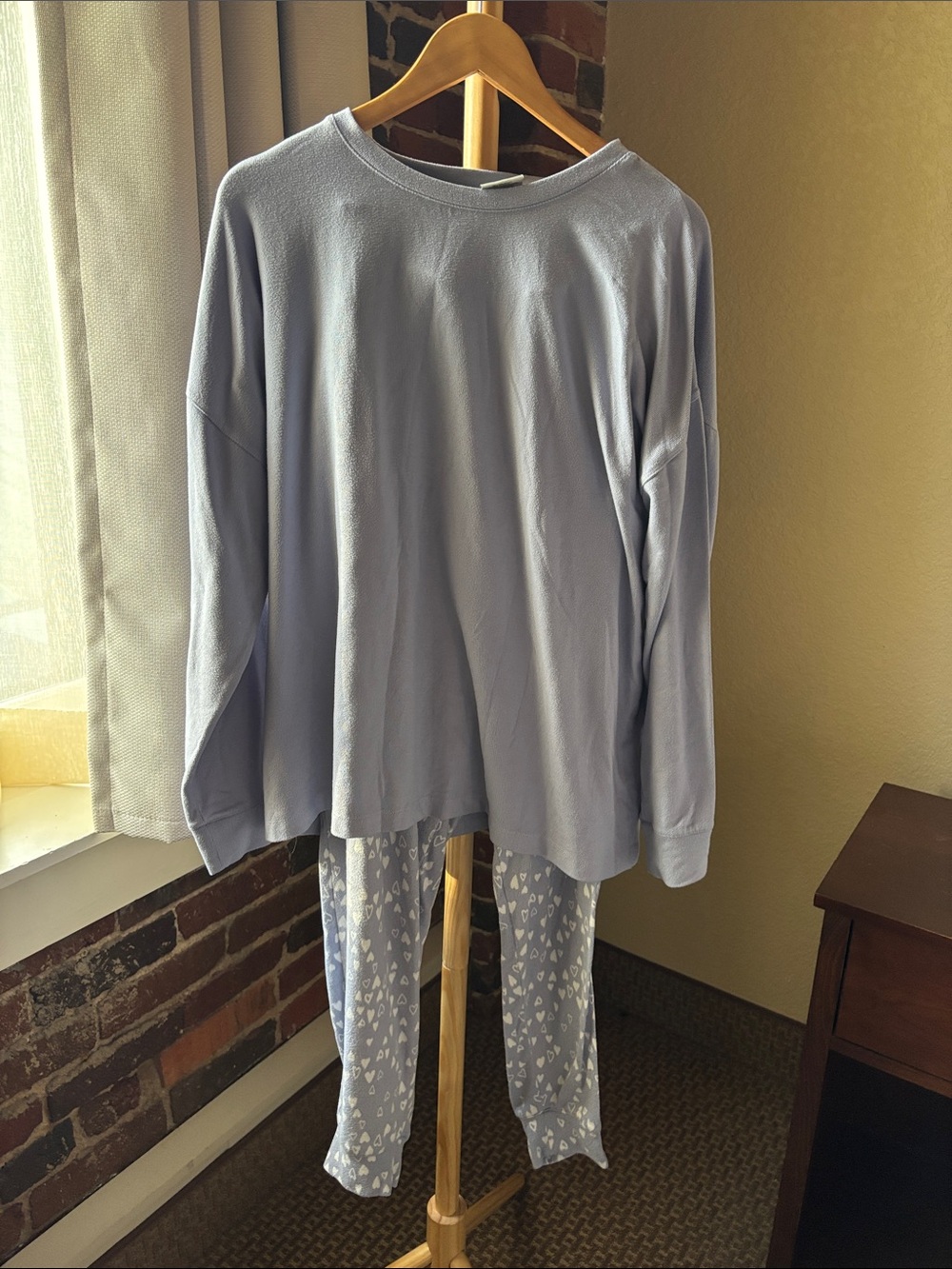 Wonderly Pajama Set Light Blue 2XL